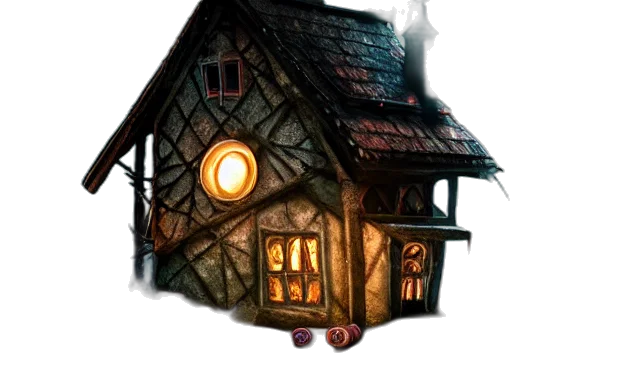 building, concept art, 3d render, fantasy art transparent PNG cut-out