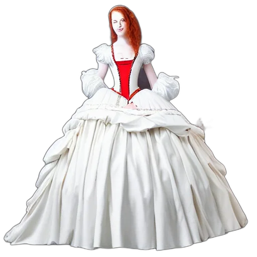 dress, crown, 3d render, photorealistic transparent PNG cut-out