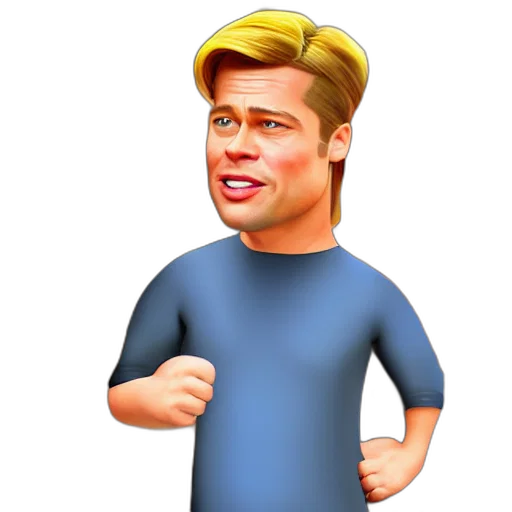 face, staff, cartoon, 3d render transparent PNG cut-out