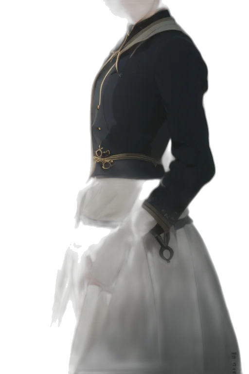 dress, crown, staff, jacket transparent PNG cut-out