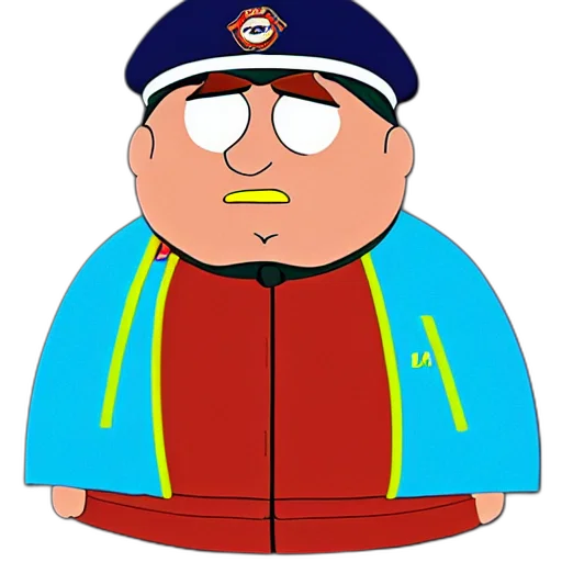 jacket, staff, hat, cartoon transparent PNG cut-out