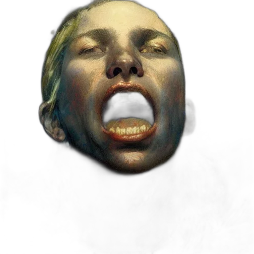 face, mask, creature, animal transparent PNG cut-out