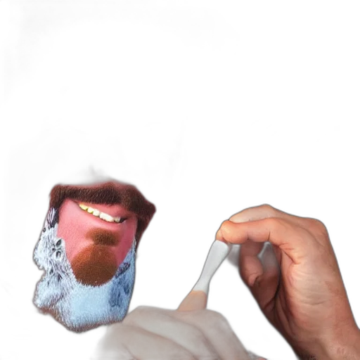 face, food, mask, hair transparent PNG cut-out