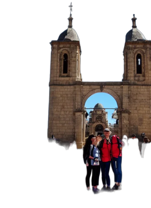 building, 3d render, photorealistic, tourists, boumerdes transparent PNG cut-out