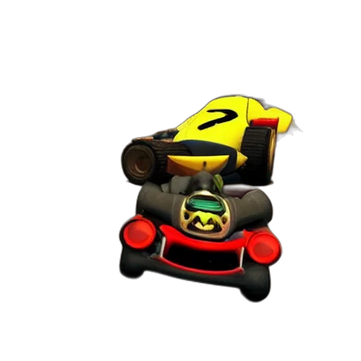 car, weapon, robot, animal, 3d render, concept art, pixel art, mariokart transparent PNG cut-out