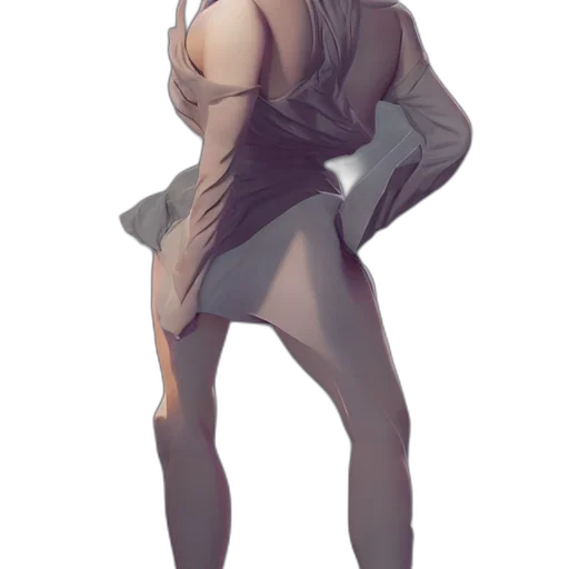 dress, jacket, robot, creature transparent PNG cut-out