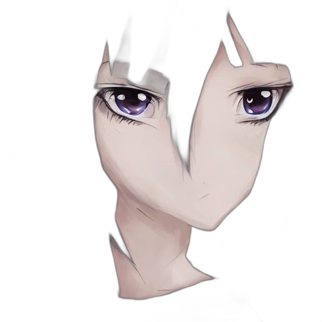 face, mask, robot, creature, anime, concept art, photorealistic, fantasy art transparent PNG cut-out