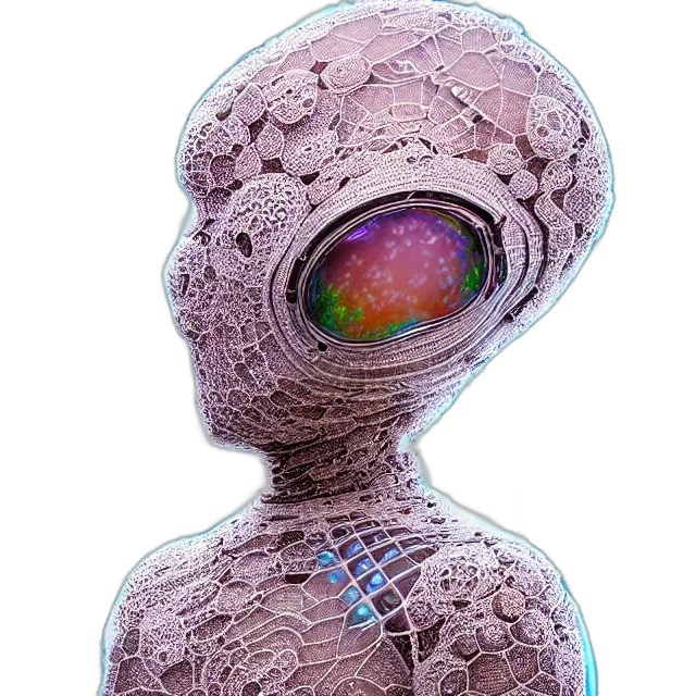 robot, staff, creature, jewelry transparent PNG cut-out