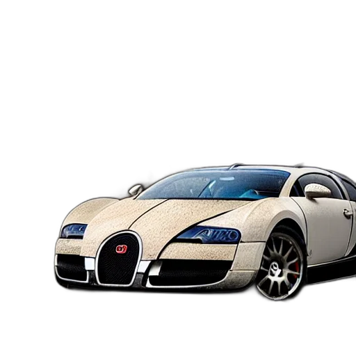 car, weapon, 3d render, photorealistic transparent PNG cut-out