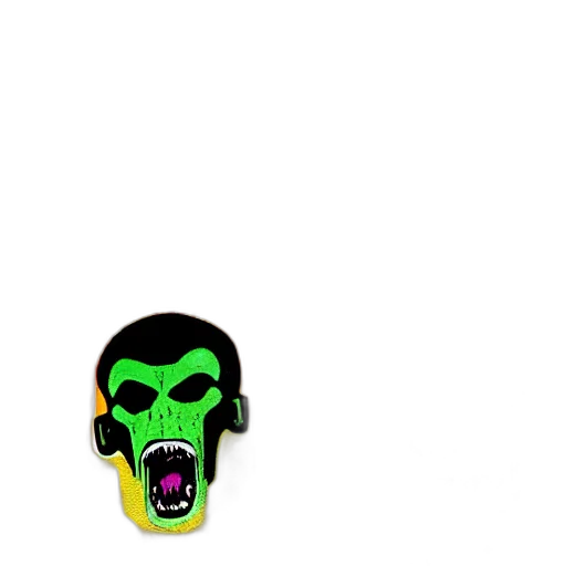 mask, creature, face, pixel art, concept art, cartoon, 3d render, outer space transparent PNG cut-out