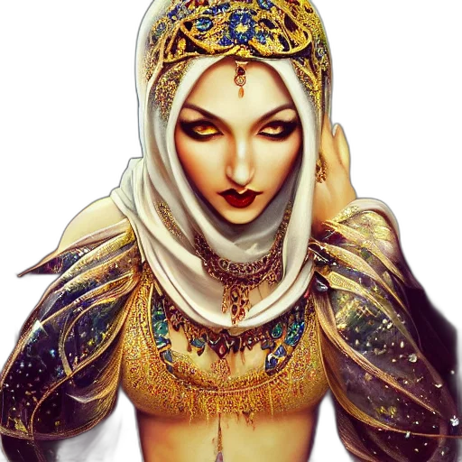 jewelry, crown, mask, fantasy art, concept art, photorealistic, comic book art, golden transparent PNG cut-out