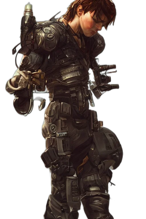 robot, weapon, staff, concept art transparent PNG cut-out