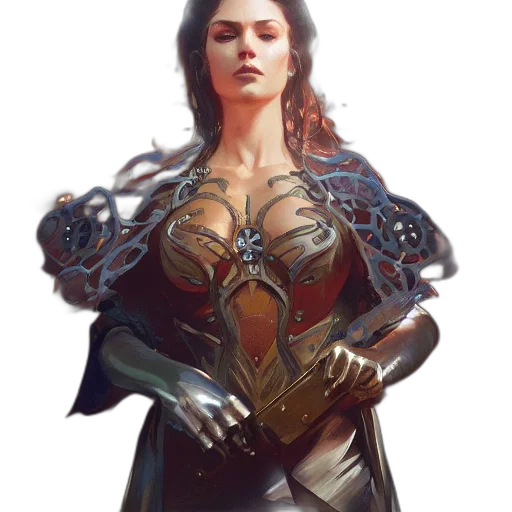 dress, sword, fantasy art, concept art transparent PNG cut-out