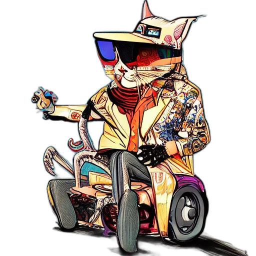 jacket, car, robot, animal transparent PNG cut-out
