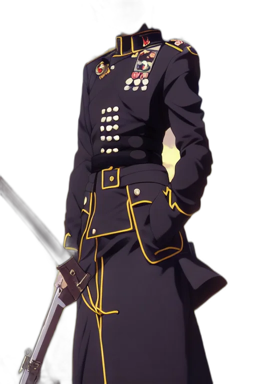 staff, sword, jacket, weapon transparent PNG cut-out