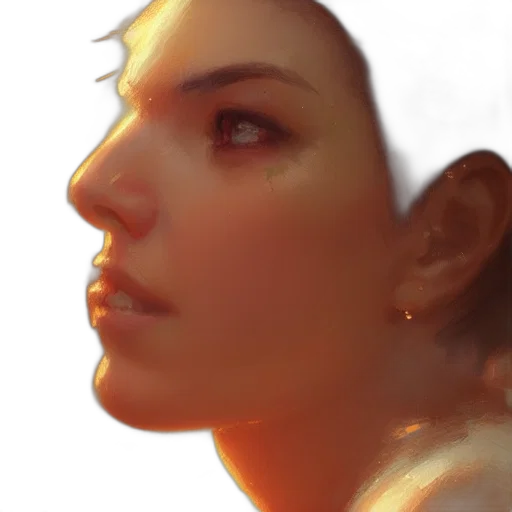 face, crown, robot, jewelry, photorealistic, concept art, fantasy art, oil painting transparent PNG cut-out