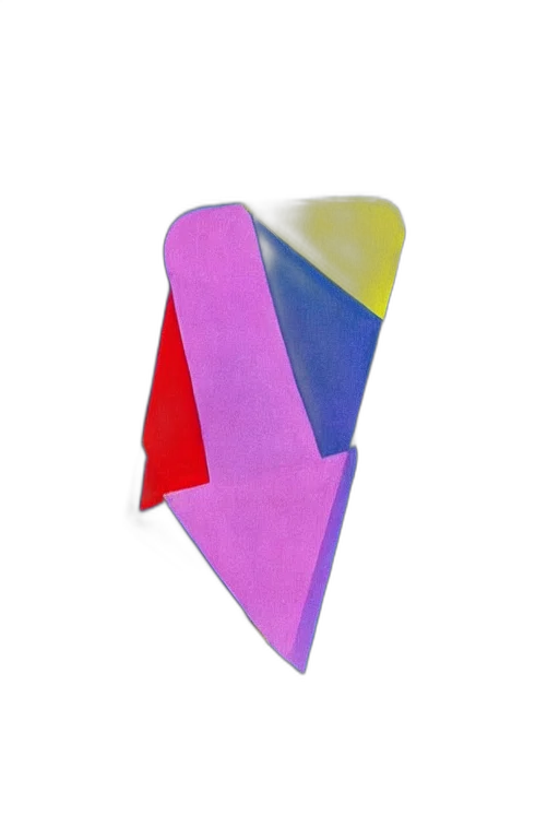 umbrella, hat, jacket, staff, 3d render, vaporwave, watercolor, colorful transparent PNG cut-out