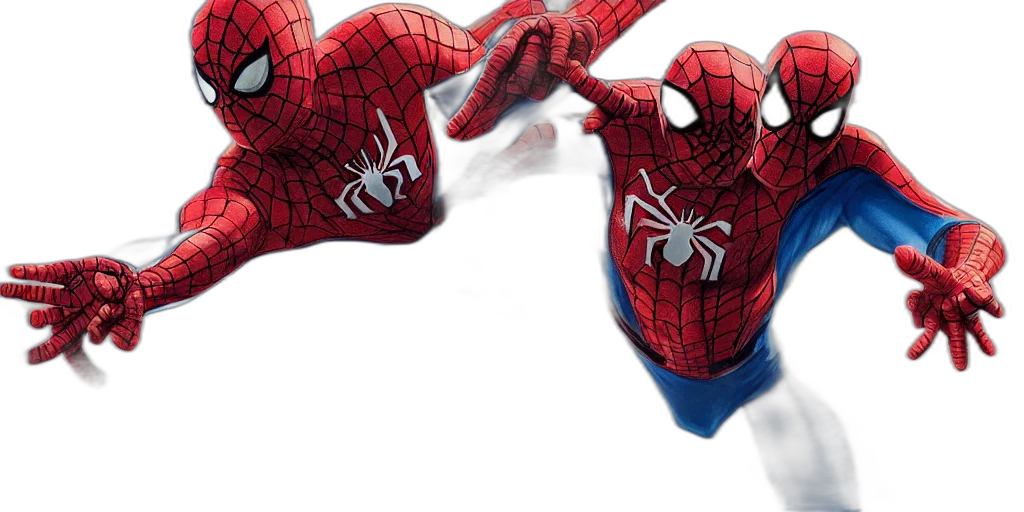 mask, concept art, comic book art, 3d render, photorealistic, homelander, fighting, spiderman transparent PNG cut-out