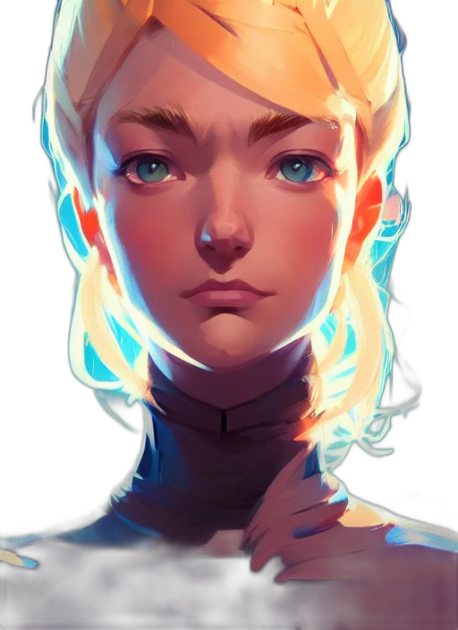 face, robot, crown, staff transparent PNG cut-out