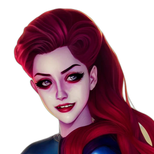 face, comic book art, fantasy art, concept art transparent PNG cut-out