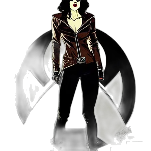 jacket, comic book art, concept art, fantasy art transparent PNG cut-out