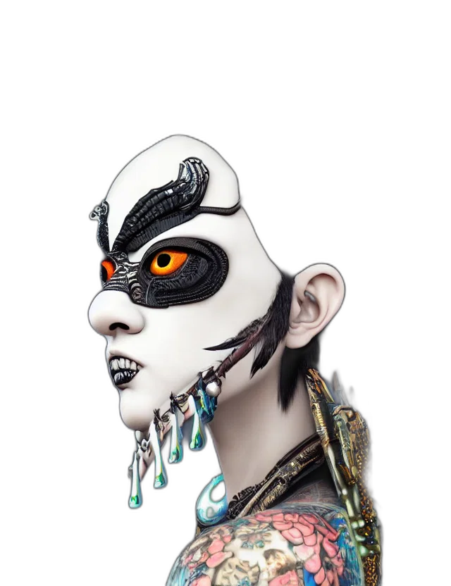 mask, robot, face, jewelry transparent PNG cut-out