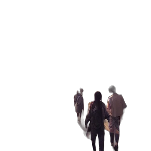 staff, jacket, umbrella, concept art, 3d render, photorealistic, pixel art, fog transparent PNG cut-out