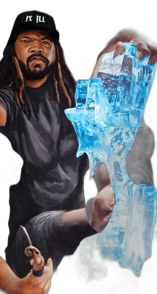 bottle, face, concept art, photorealistic transparent PNG cut-out