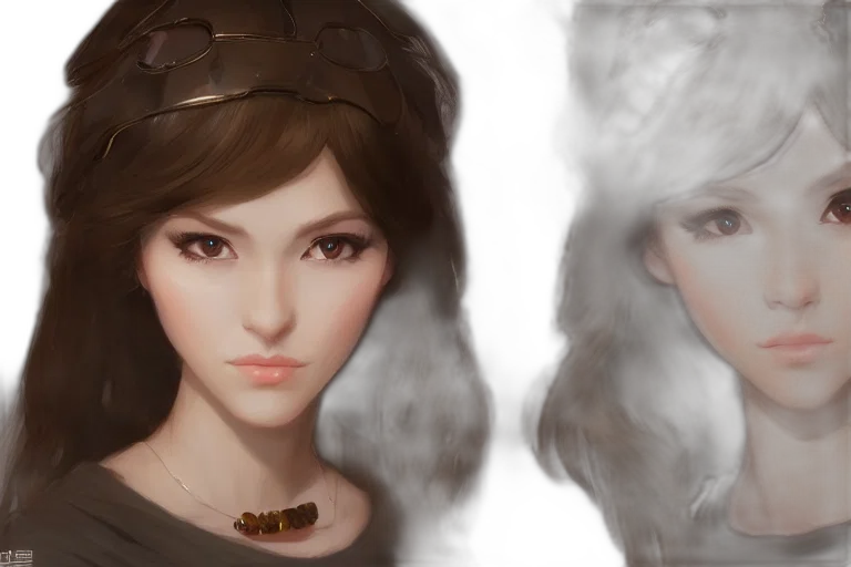 crown, face, fantasy art, photorealistic transparent PNG cut-out