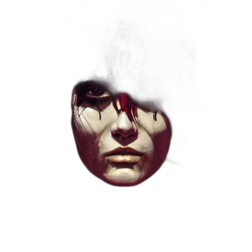 face, mask, creature, robot transparent PNG cut-out