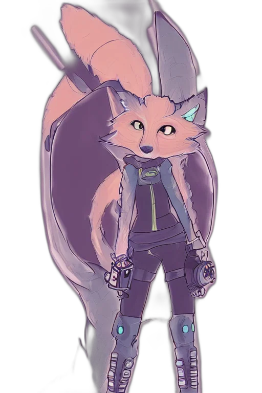 jacket, staff, mask, creature transparent PNG cut-out