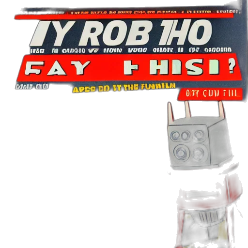 robot, 3d render, cyberpunk, style, scary, running, after, children transparent PNG cut-out