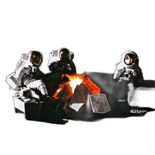 robot, furniture, shoes, jacket, concept art, 3d render, photorealistic, outer space transparent PNG cut-out