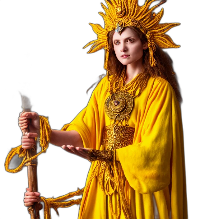 staff, crown, dress, sword transparent PNG cut-out