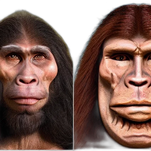 face, animal, mask, creature, photorealistic, concept art, 3d render, nine transparent PNG cut-out