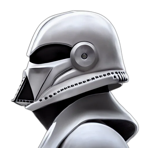 mask, robot, face, staff, concept art, photorealistic, 3d render, comic book art transparent PNG cut-out