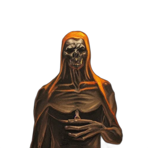 mask, creature, dress, face, concept art, comic book art, 3d render, fantasy art transparent PNG cut-out