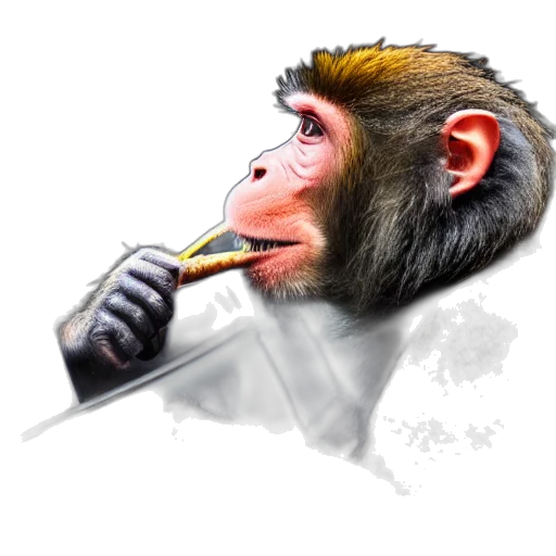 staff, animal, face, concept art, photorealistic, 3d render, fantasy art, photo transparent PNG cut-out