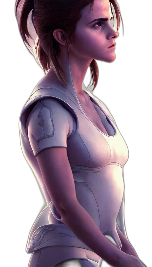 staff, robot, face, dress transparent PNG cut-out