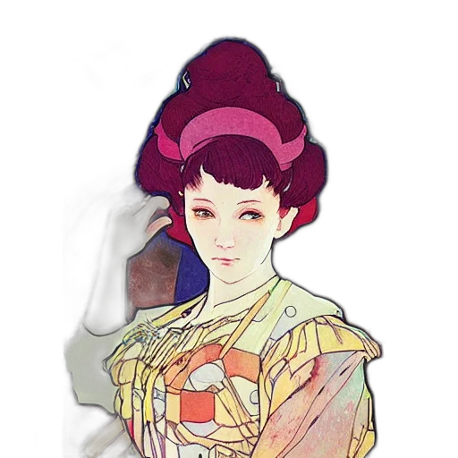dress, staff, crown, face transparent PNG cut-out