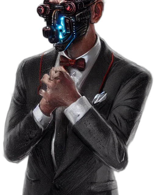 robot, mask, face, staff transparent PNG cut-out