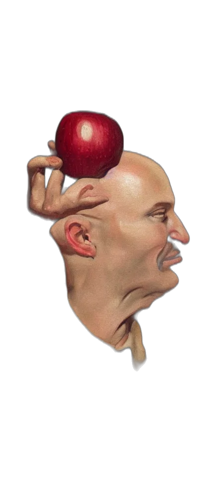 face, crown, hat, mask, photorealistic, watercolor, concept art, oil painting transparent PNG cut-out