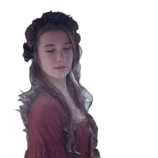 crown, dress, face, dragon transparent PNG cut-out