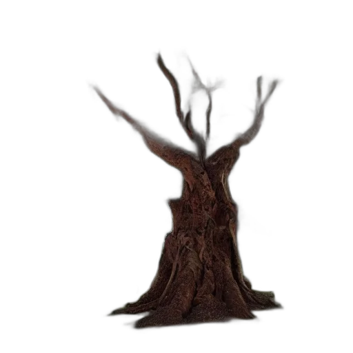 tree, creature, crown, hair, concept art, 3d render, fantasy art, photorealistic transparent PNG cut-out