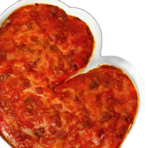 food, 3d render, heart, shaped transparent PNG cut-out