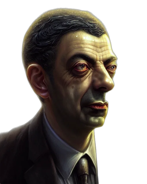 face, staff, mask, concept art transparent PNG cut-out