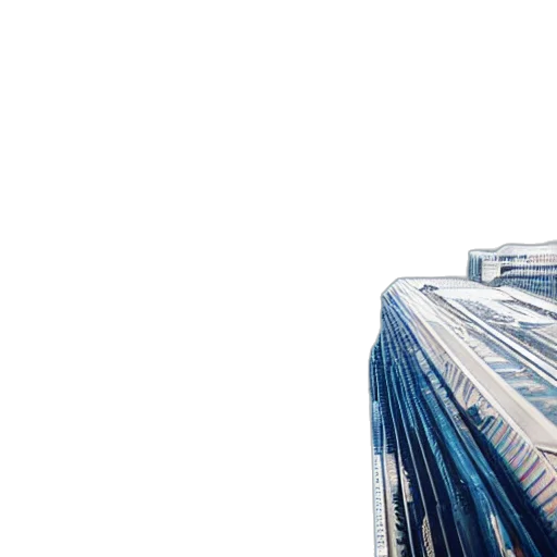 building, robot, umbrella, car, 3d render, cyberpunk, photorealistic, vaporwave transparent PNG cut-out