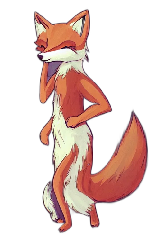 staff, animal, creature, watercolor, concept art, pixel art, cartoon, red transparent PNG cut-out