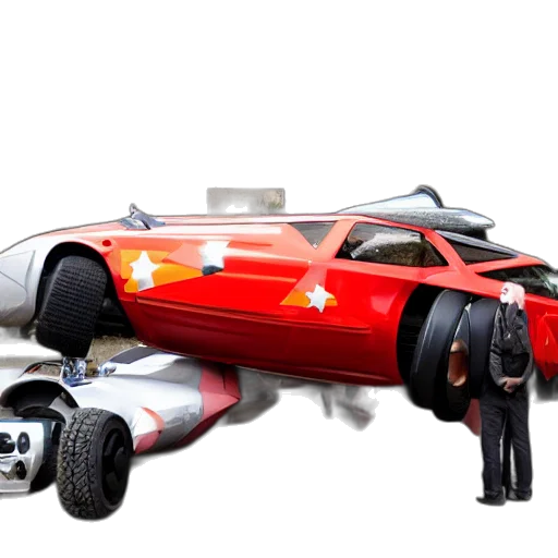 car, weapon, robot, concept art transparent PNG cut-out