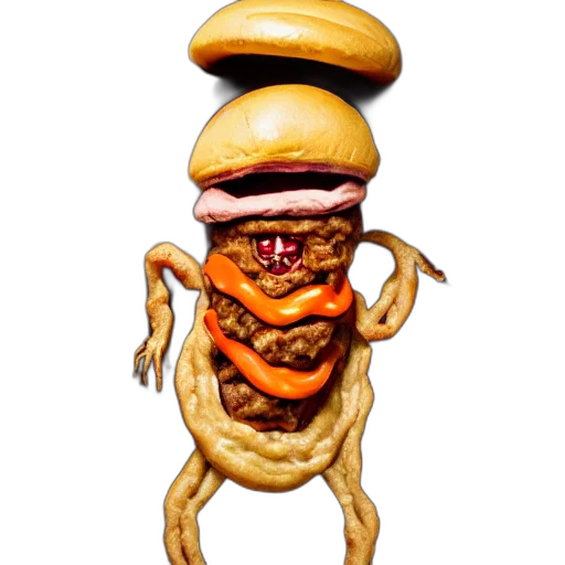 food, creature, animal, robot transparent PNG cut-out